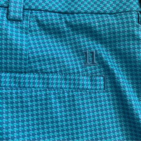 Walter Hagen Perfect 11 Performance Golf Shorts Size 34 Blue Preppy Athletic - Picture 10 of 12